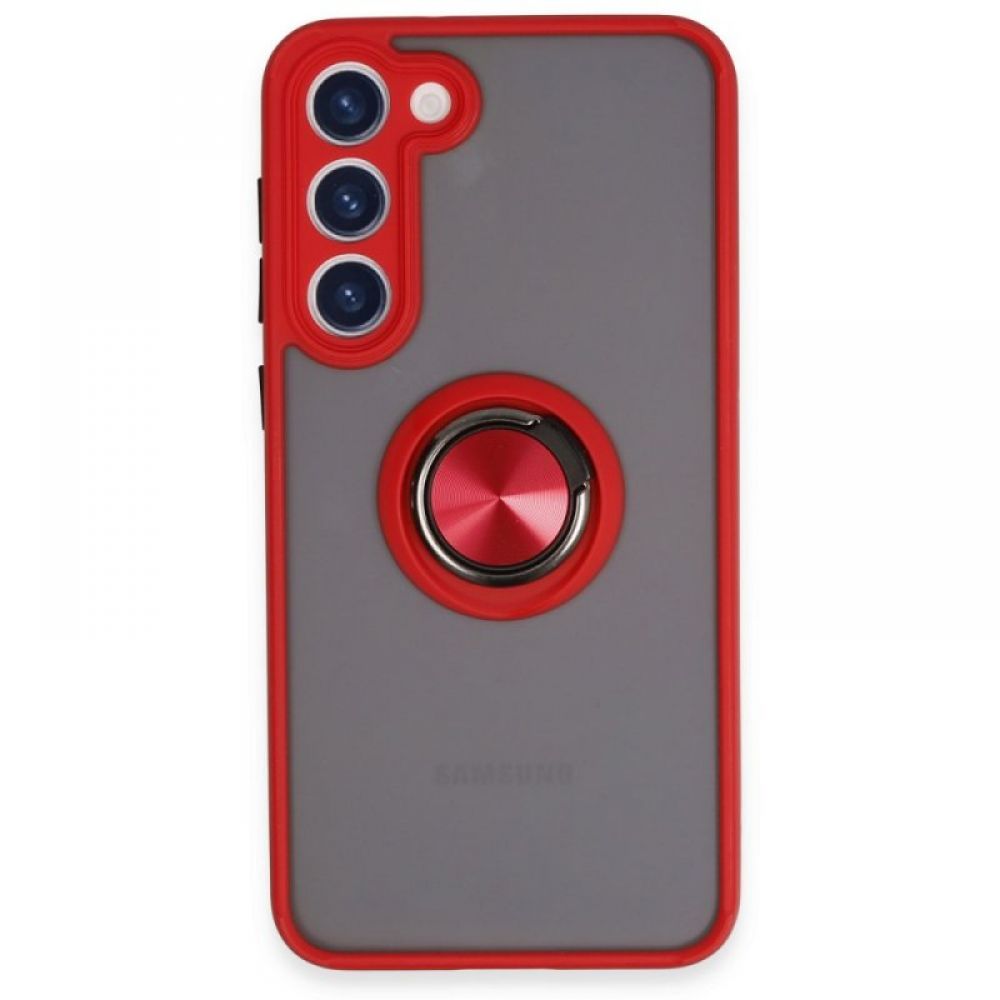 Futrola PVC MATTE sa magnetom za Samsung S916 Galaxy S23 Plus crvena