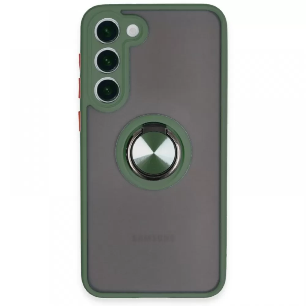Futrola PVC MATTE sa magnetom za Samsung S916 Galaxy S23 Plus maslinasto zelena