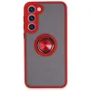 Futrola PVC MATTE sa magnetom za Samsung S918 Galaxy S23 Ultra crvena