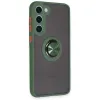 Futrola PVC MATTE sa magnetom za Samsung S918 Galaxy S23 Ultra maslinasto zelena