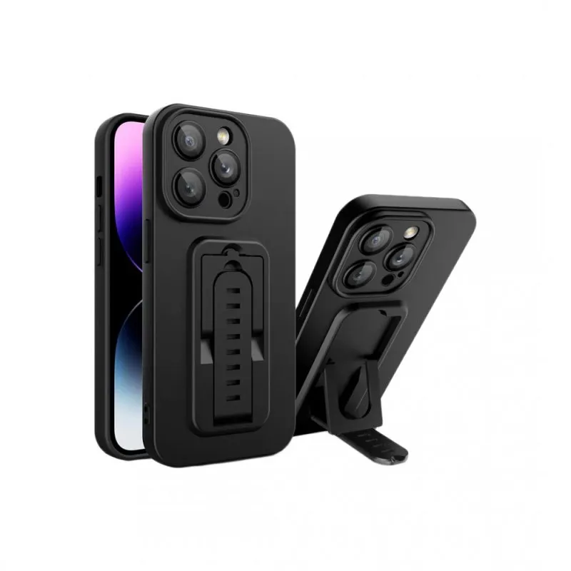 Futrola CAMERA GLASS SA DRZACEM za Samsung A146 Galaxy A14 4G / 5G crna