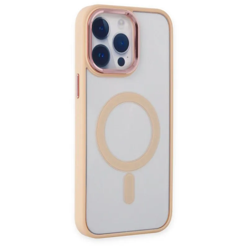 Futrola PVC WIFI MAGSAFE za iPhone 14 Pro (6.1) roze