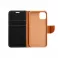 Futrola flip BI FOLD MERCURY Canvas (canvas book) za iPhone 13 Pro (6.1) crna