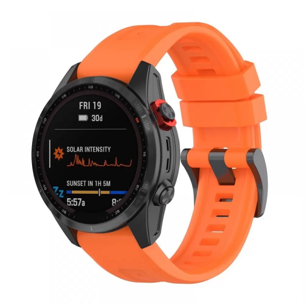 Narukvica za sat GARMIN FENIX 3 / 3HR / 5X / 6X / 6X PRO / 7X / 7X PRO narandzasta