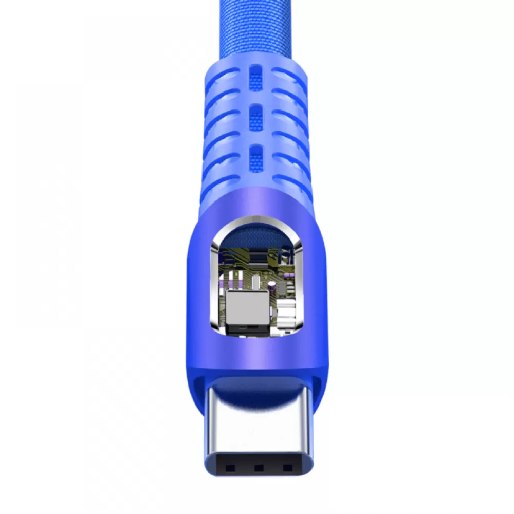 USB kabal KONFULON DC30 Type-C 1m plavi