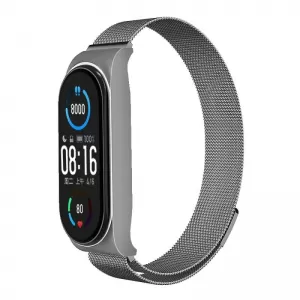 Narukvica za sat METAL za Xiaomi Mi Band 7 (02) silver