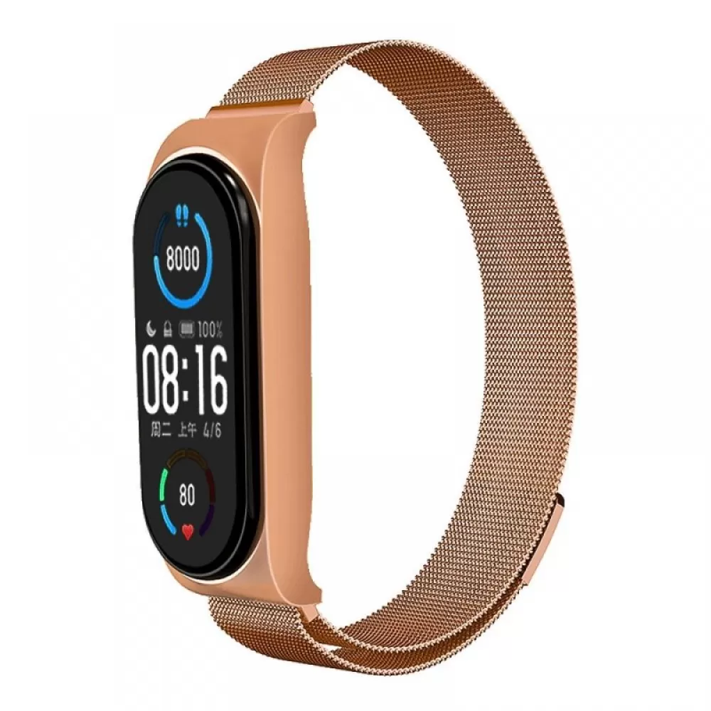 Narukvica za sat METAL za Xiaomi Mi Band 7 (04) roze gold