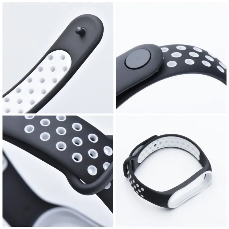 Narukvica za sat SPORT za Xiaomi Mi Band 5/6/7 (11) crna