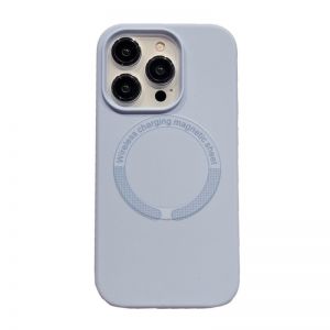 Futrola LEATHER CASE MAGSAFE za iPhone 14 (6.1) lila