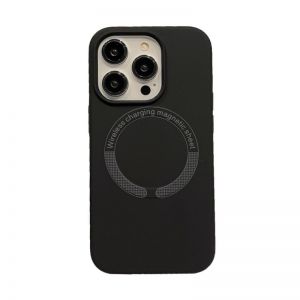 Futrola LEATHER CASE MAGSAFE za iPhone 13 Pro (6.1) crna