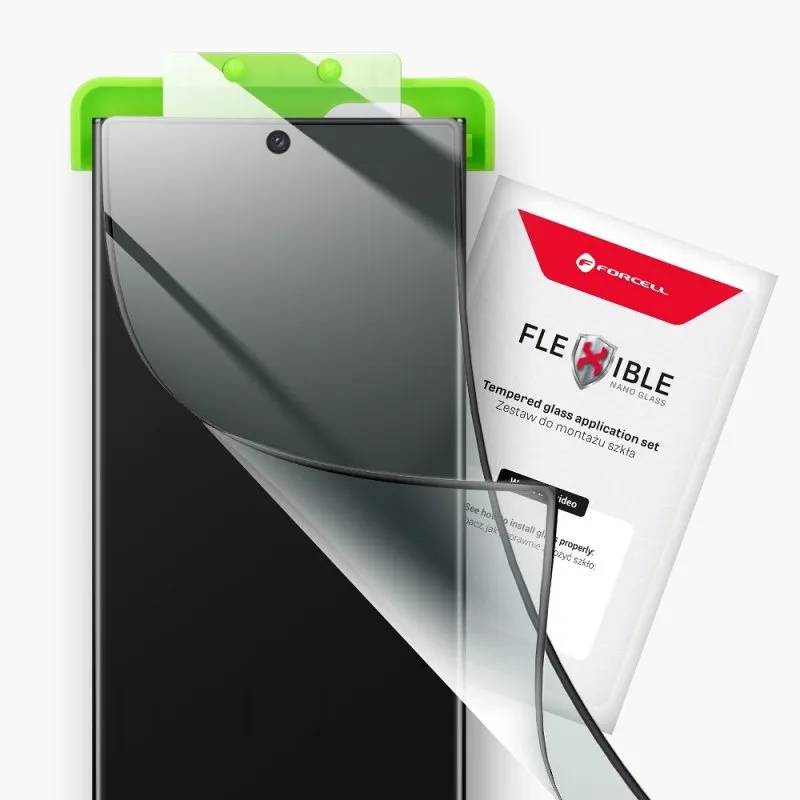 Zastitno staklo FORCELL 5D NANO za iPhone 13 / iPhone 13 Pro / iPhone 14 / iPhone 16e (6.1)