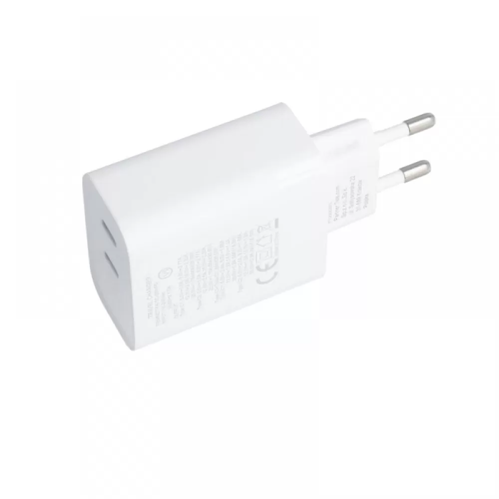 Kucni punjac (adapter) FORCELL TFK-TC-35WPD 2XUSB-C 3A 35W 4.0 beli