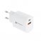 Kucni punjac (adapter) FORCELL TFK-TC-30WPD USB-A USB-C 30W 4.0 beli