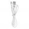 USB kabal FORCELL C316 TUBE USB lightning 1A beli 1m