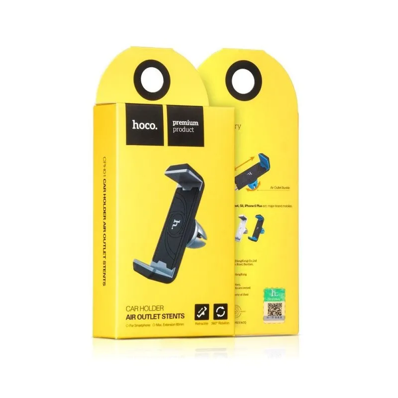 Auto drzac HOCO. CPH01 (za ventilacioni otvor) beli