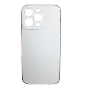 Futrola MATTE GLASS CASE za iPhone 14 Pro Max (6.7) bela