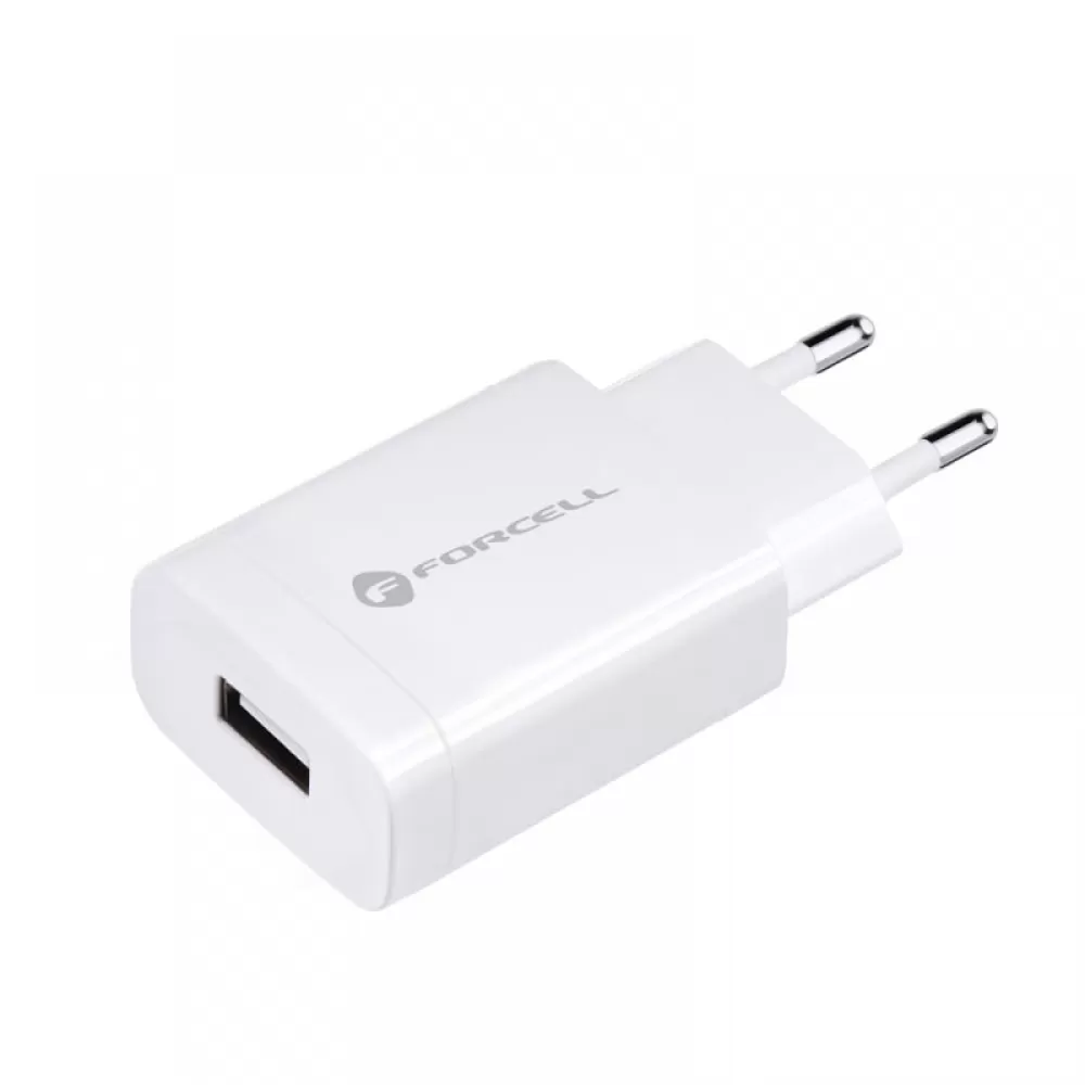 Kucni punjac (adapter) FORCELL 2.4A 18W Quick Charge 3.0 Impulse USB charger beli
