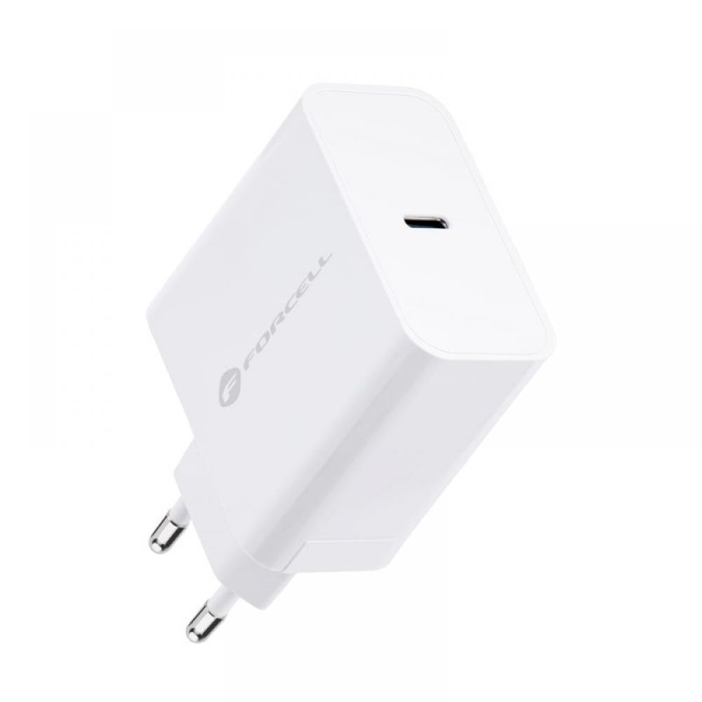 Kucni punjac (adapter)  FORCELL TFK-TC-PD45W USB Type C 3A 45W bela