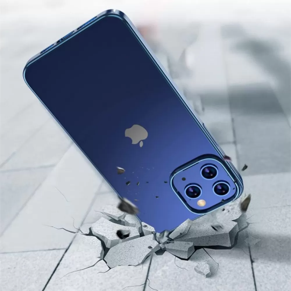 Futrola MIMO CLEAR CASE za iPhone 12 Pro Max (6.7) srebrna