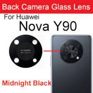 Staklo kamere bez okvira za Huawei Nova Y90 crna