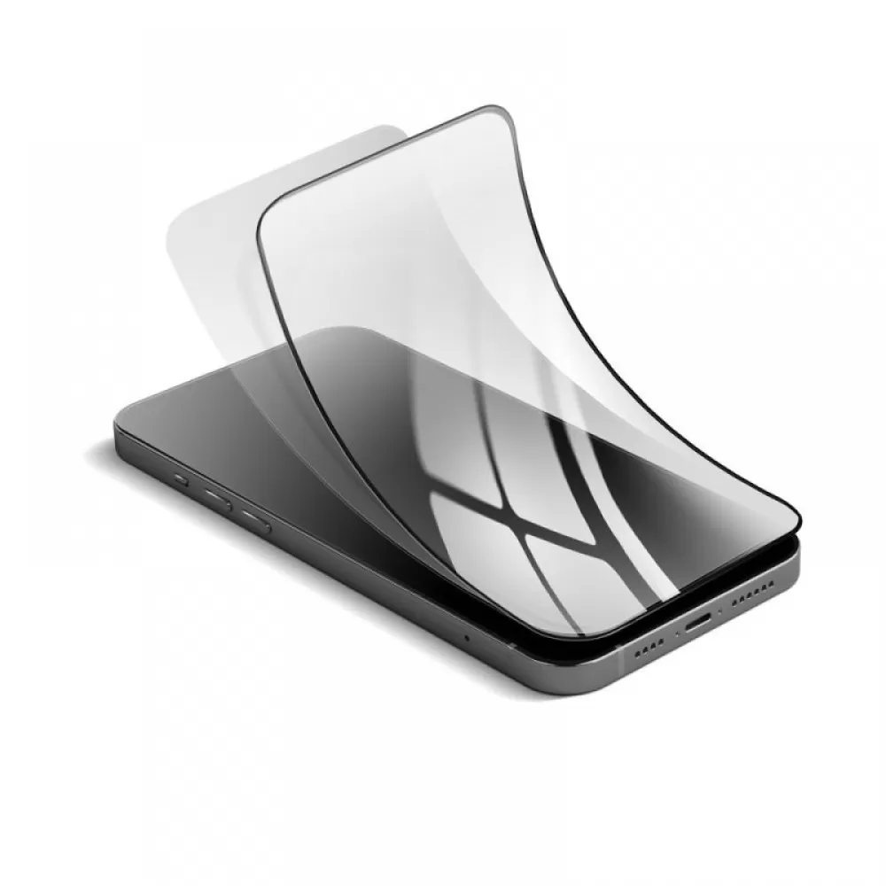 Zastitno staklo FORCELL 5D NANO za iPhone 15 Pro Max (6.7) crno