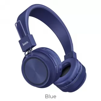 Bluetooth Slusalice HOCO. Promise W25 tamno plave