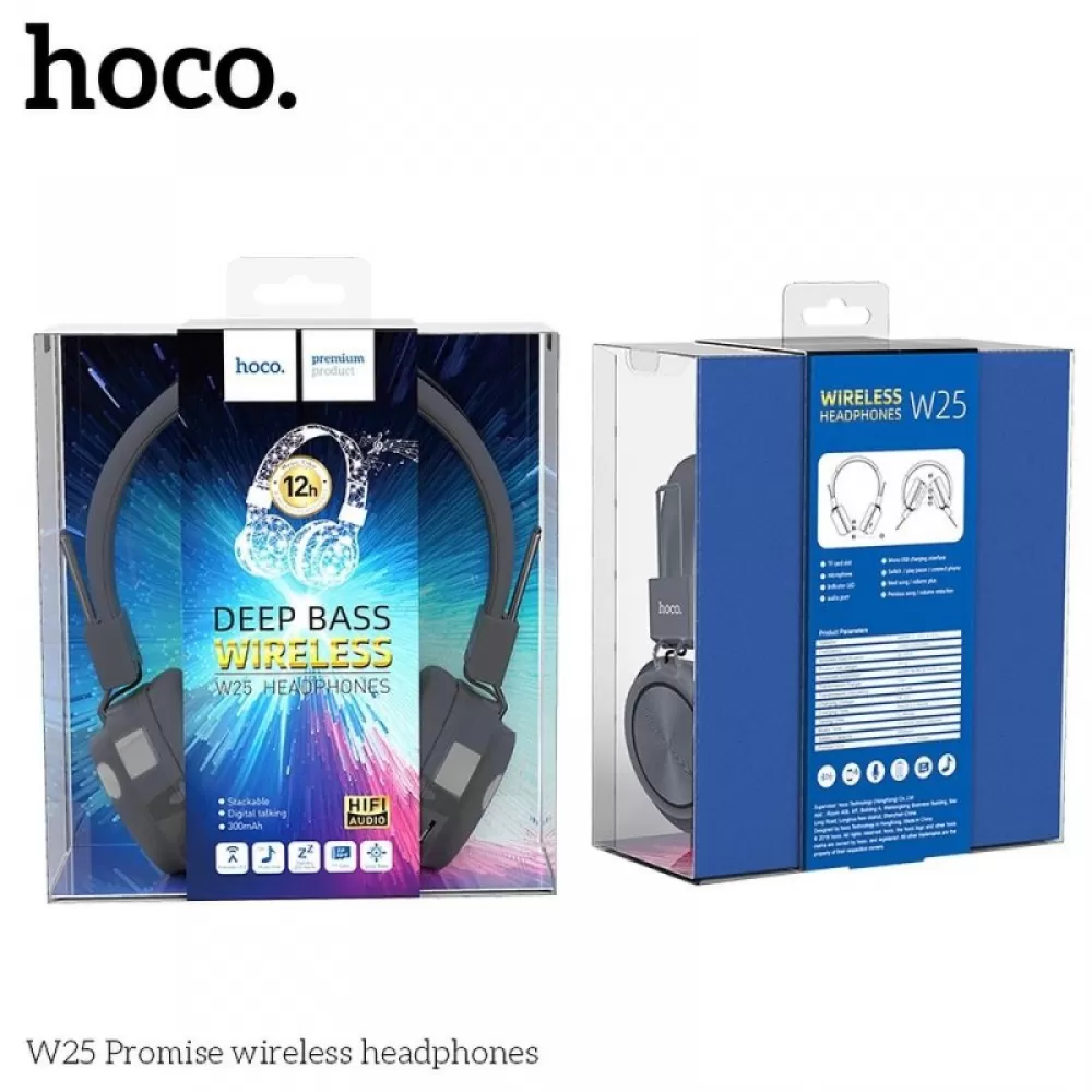 Bluetooth Slusalice HOCO. Promise W25 sive