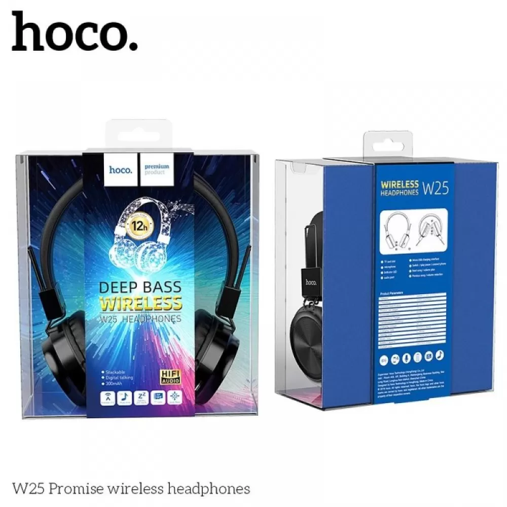 Bluetooth Slusalice HOCO. Promise W25 crne