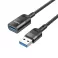 HOCO. kabal U107 OTG na USB 3A 1,2m crni