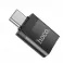 Adapter HOCO UA17 USB (female) na Type C (male) crni