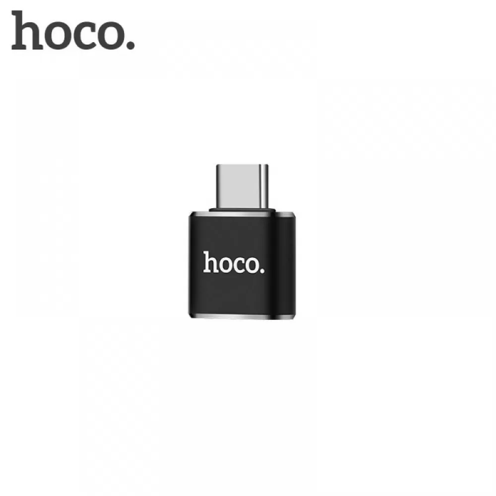 Hoco. OTG adapter UA5 Type C na USB A crni