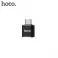 Hoco. OTG adapter UA5 Type C na USB A crni