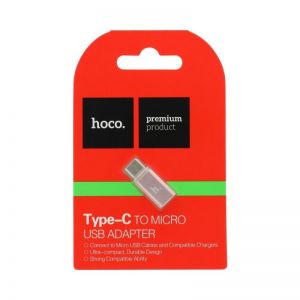 Hoco. adapter Micro i Type C rose gold