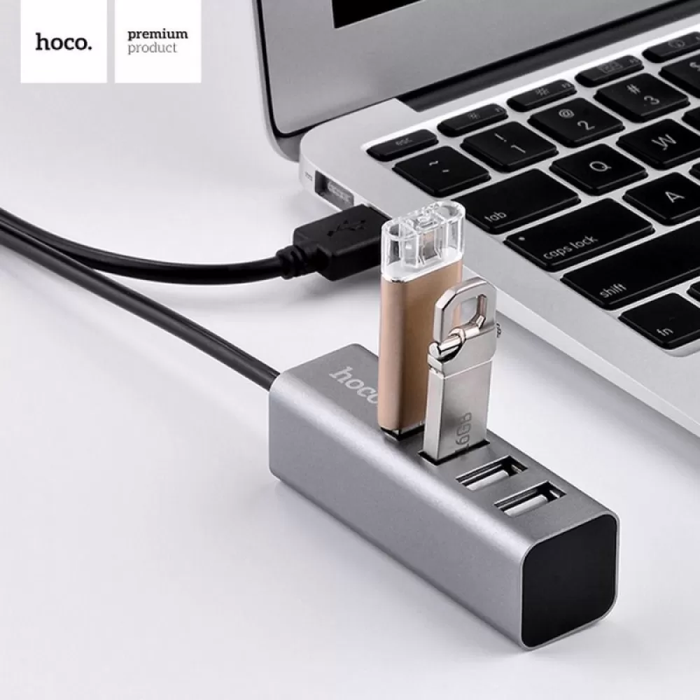 Hoco. adapter HUB HB1 converter 4xUSB 