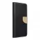 Futrola BI FOLD MERCURY (fancy book) za Xiaomi Redmi 10C crno sa zlatnim