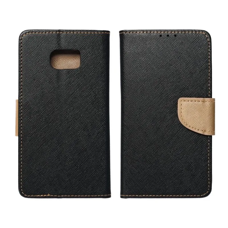 Futrola BI FOLD MERCURY (fancy book) za Xiaomi 12 / Xiaomi 12X crna sa zlatnim