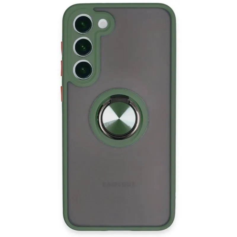 Futrola PVC MATTE sa magnetom za Vivo Y35 4G / Y22 / Y22S maslinasto zelena