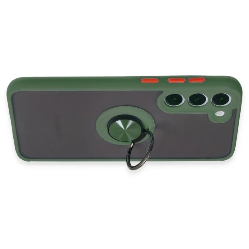 Futrola PVC MATTE sa magnetom za Vivo Y35 4G / Y22 / Y22S maslinasto zelena