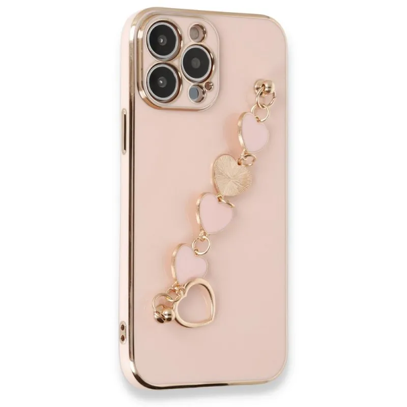 Futrola QUEEN CHAIN za Samsung A546 Galaxy A54 5G puder roze