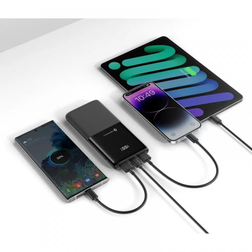 Power Bank FORCELL F-Energy P10k1 PD 20W QC 10000mah crni