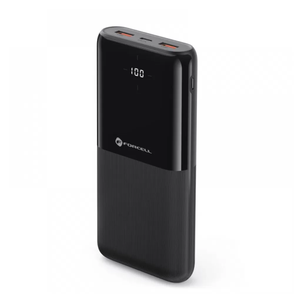 Power Bank FORCELL F-Energy P20k1 PD 20W QC 20000mah crni