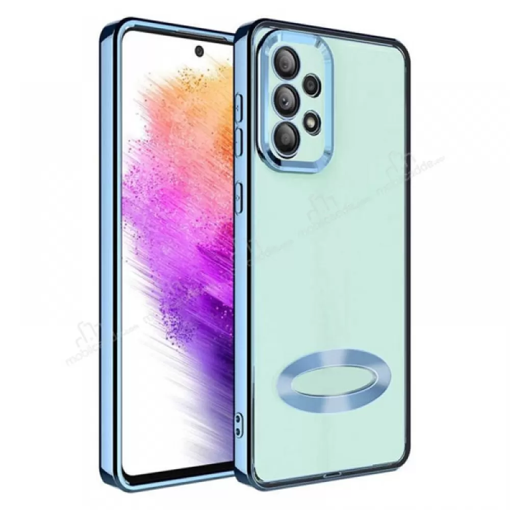 Futrola sa NIKLOVANIM OBODOM No1 za Realme 9 Pro plava