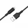 USB kabal HOCO X25 2A Lightning 1m crni