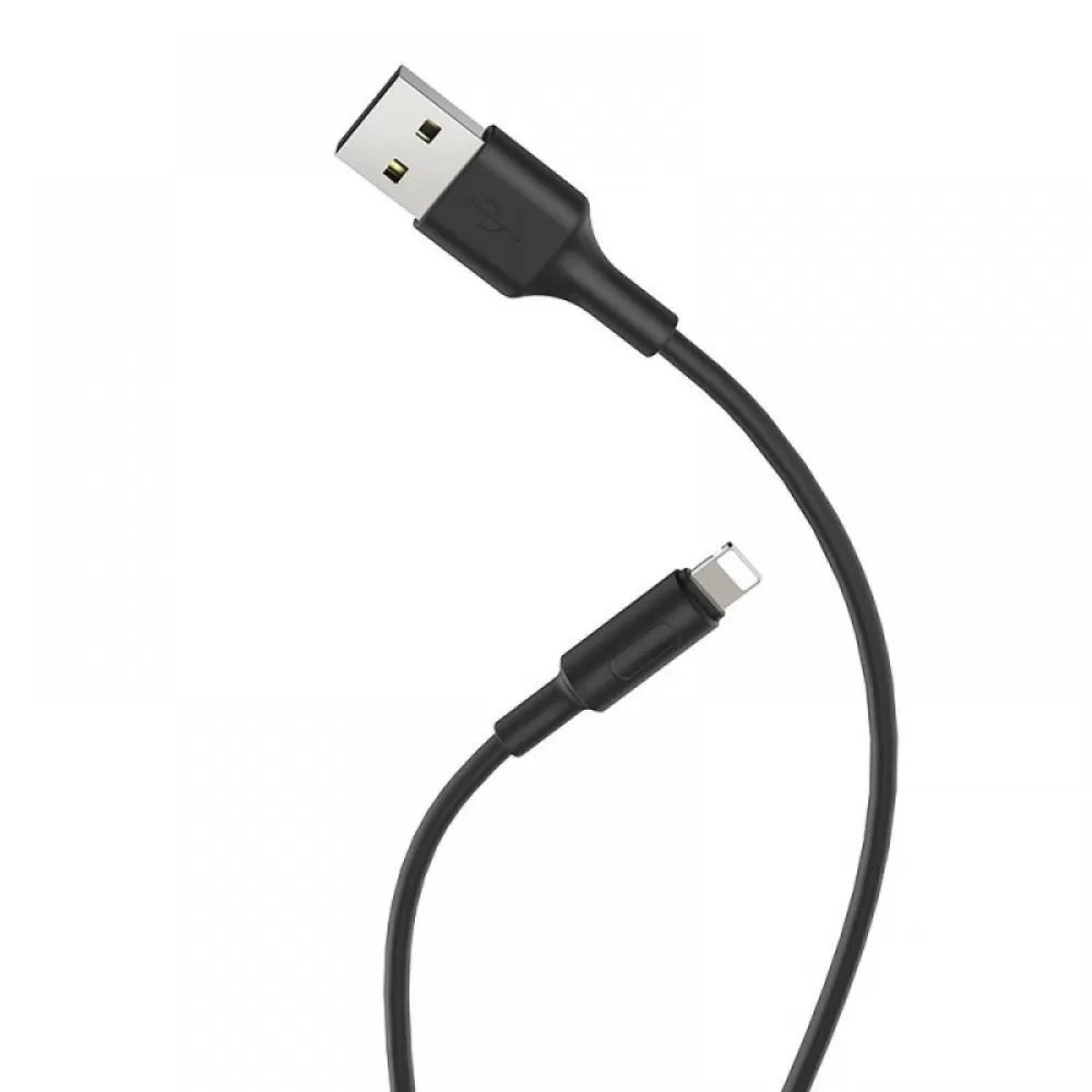 USB kabal HOCO X25 2A Lightning 1m crni