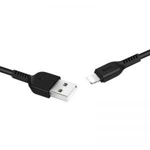 USB kabal HOCO X13 2.4A Lightning 1m crni