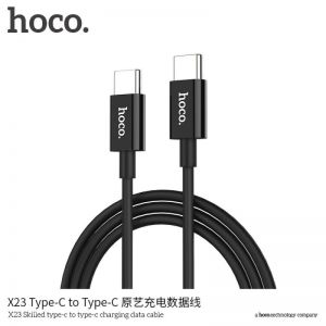 USB kabal HOCO X23 Type C na Type C 1m crni