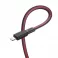 USB kabal HOCO X69 Lightning 2.4A 1m crno crveni
