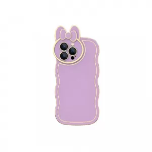 Futrola BUNNY ELEGANT za iPhone 14 Pro (6.1) lila