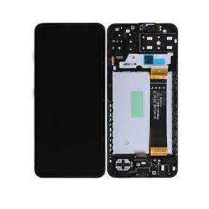 LCD + touchscreen + frame za Samsung A135 Galaxy A13 crni GH82-28508A FULL ORIGINAL EU