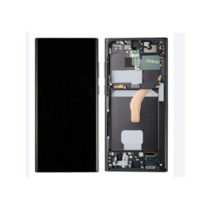 LCD + touchscreen + frame za Samsung S908 Galaxy S22 Ultra purple FULL ORIGINAL EU